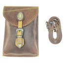 Bolsa De Couro Goyazes Dallas Ocre Café