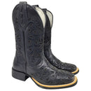 Bota Feminina Brilho Preto