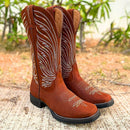 Bota Feminina Goyazes Nobuk Oil Tan