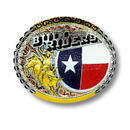 Fivela Sumetal Bull Riders Bandeira Texas