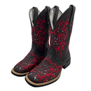 Bota Feminina Pink Brilho Prata