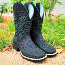 Bota Feminina Brilho Verde