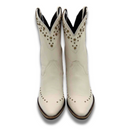 Bota Feminina Bico Fino Vimar Marfim