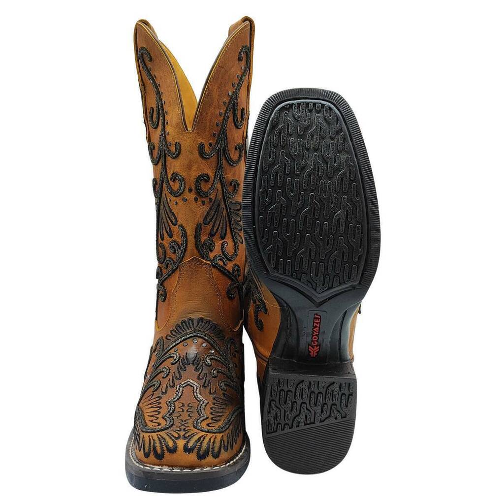 Bota Texana Feminina Goyazes Dallas Furta Cor - Imagem 5