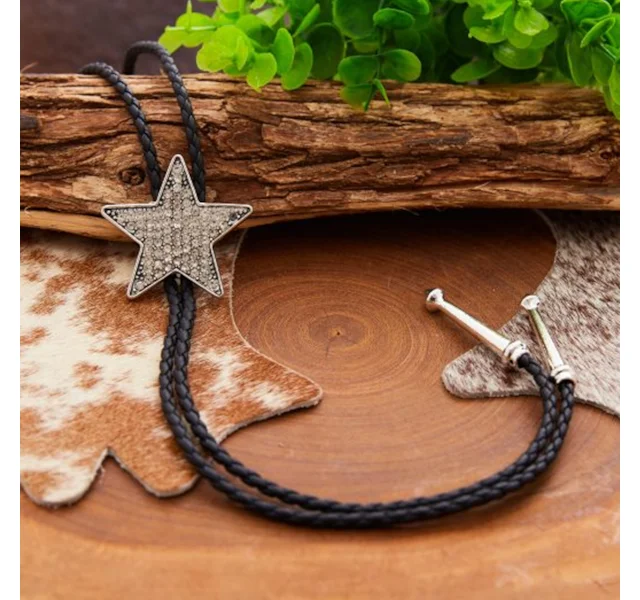 Gravatinha Turkese Store Tie Shine Star