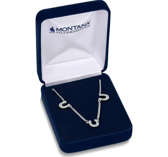 Colar Montana Silversmiths Três Ferraduras - Imagem 2