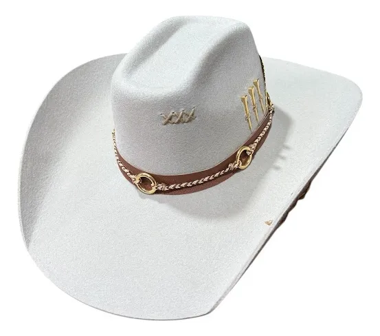 Chapeu 3 Cravos Americano Gelo - Imagem 2