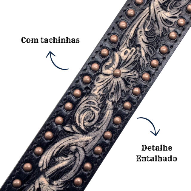 Cinto Feminino Paul Western Preto - Imagem 4