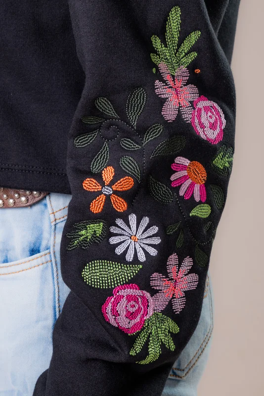 MOLETOM CROPPED FEMININO TEXAS FARM - Imagem 7