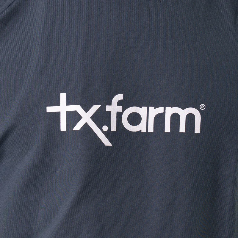 CAMISETA TÉRMICA JUVENIL UNISSEX UV50+ TEXAS FARM - CINZA GRAFITE/ BRANCO - Imagem 3