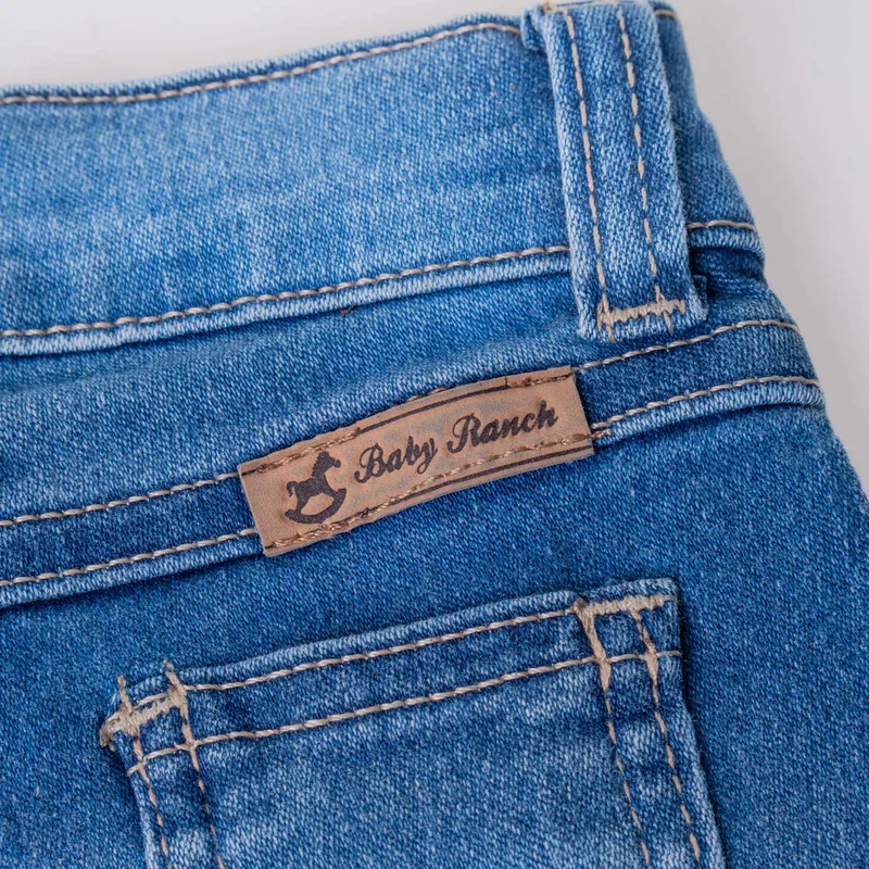 CALÇA JEANS BABY FEMININA BABY RANCH - DESTROYER - Imagem 3