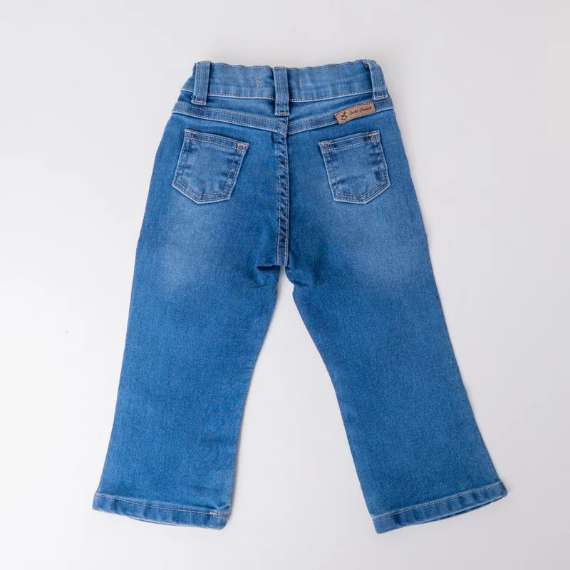 CALÇA JEANS BABY FEMININA BABY RANCH - PEDRARIA - Imagem 3