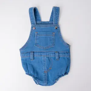 JARDINEIRA JEANS CURTA BABY UNISSEX BABY RANCH
