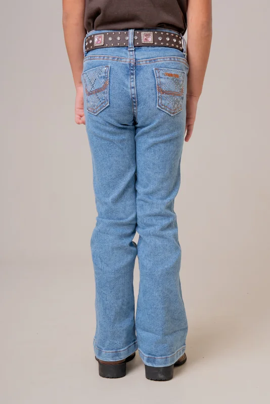 CALCA JEANS FEMININA INFANTIL TEXAS FARM - AWAY - Imagem 4