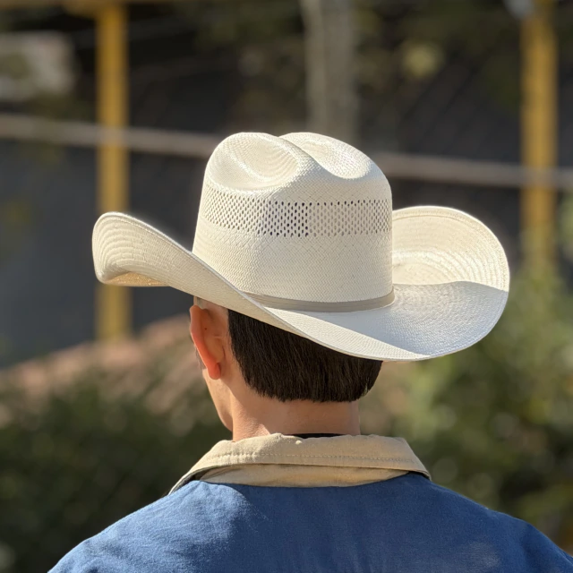 Chapéu Eldorado Palha 15X Shantung Ropers - Imagem 7