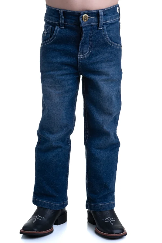 CALÇA JEANS MASCULINA JUVENIL TEXAS FARM - Imagem 2