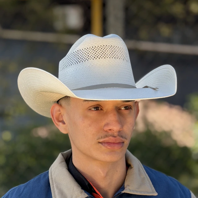 Chapéu Eldorado Palha 15X Shantung Ropers - Imagem 2