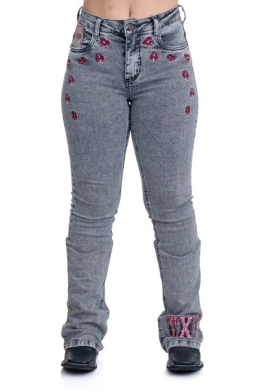 CALCA JEANS FEMININA TEXAS FARM - DECK