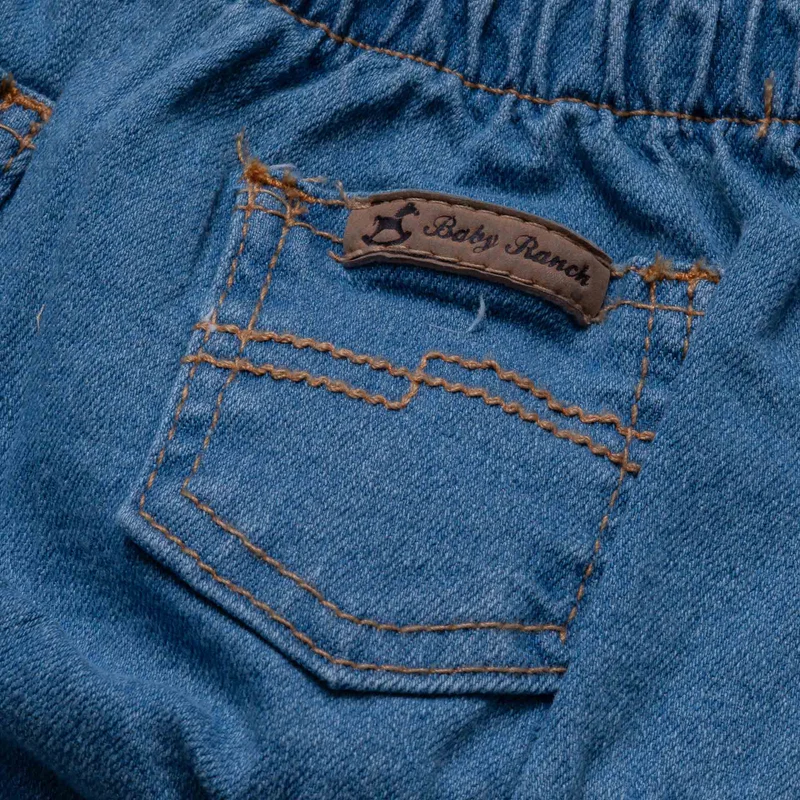 TAPA FRALDA JEANS MASCULINO BABY RANCH - DESTROYER - Imagem 3