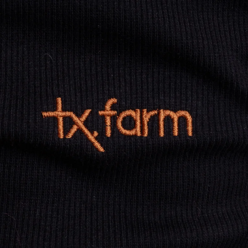 REGATA CANELADA MINI FEMININA TEXAS FARM - PRETO - Imagem 3