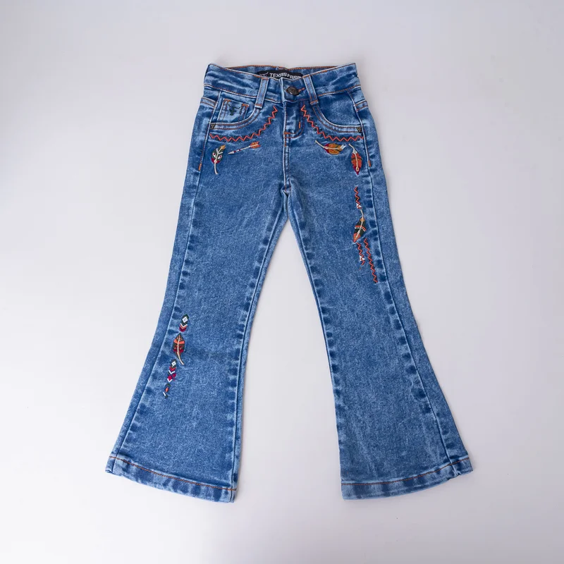 CALÇA JEANS INFANTIL FEMININA TEXAS FARM VITALITY UMBER
