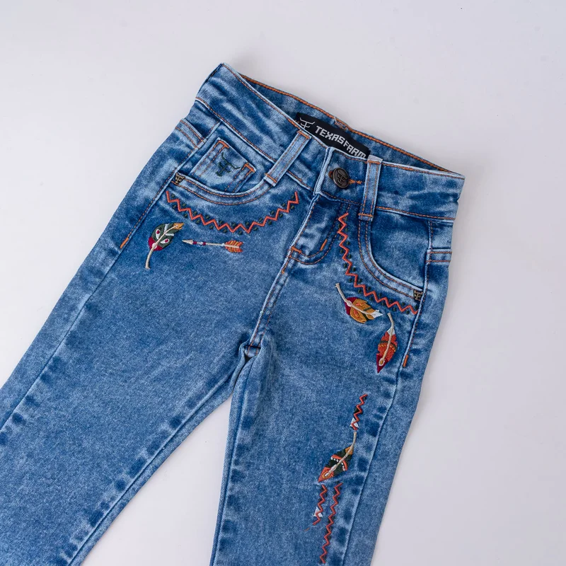 CALÇA JEANS INFANTIL FEMININA TEXAS FARM VITALITY UMBER - Imagem 2