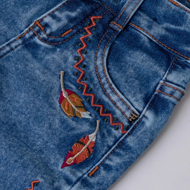CALÇA JEANS INFANTIL FEMININA TEXAS FARM VITALITY UMBER - Imagem 8
