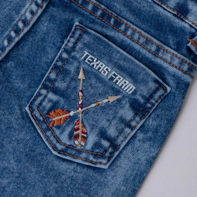 CALÇA JEANS INFANTIL FEMININA TEXAS FARM VITALITY UMBER - Imagem 9